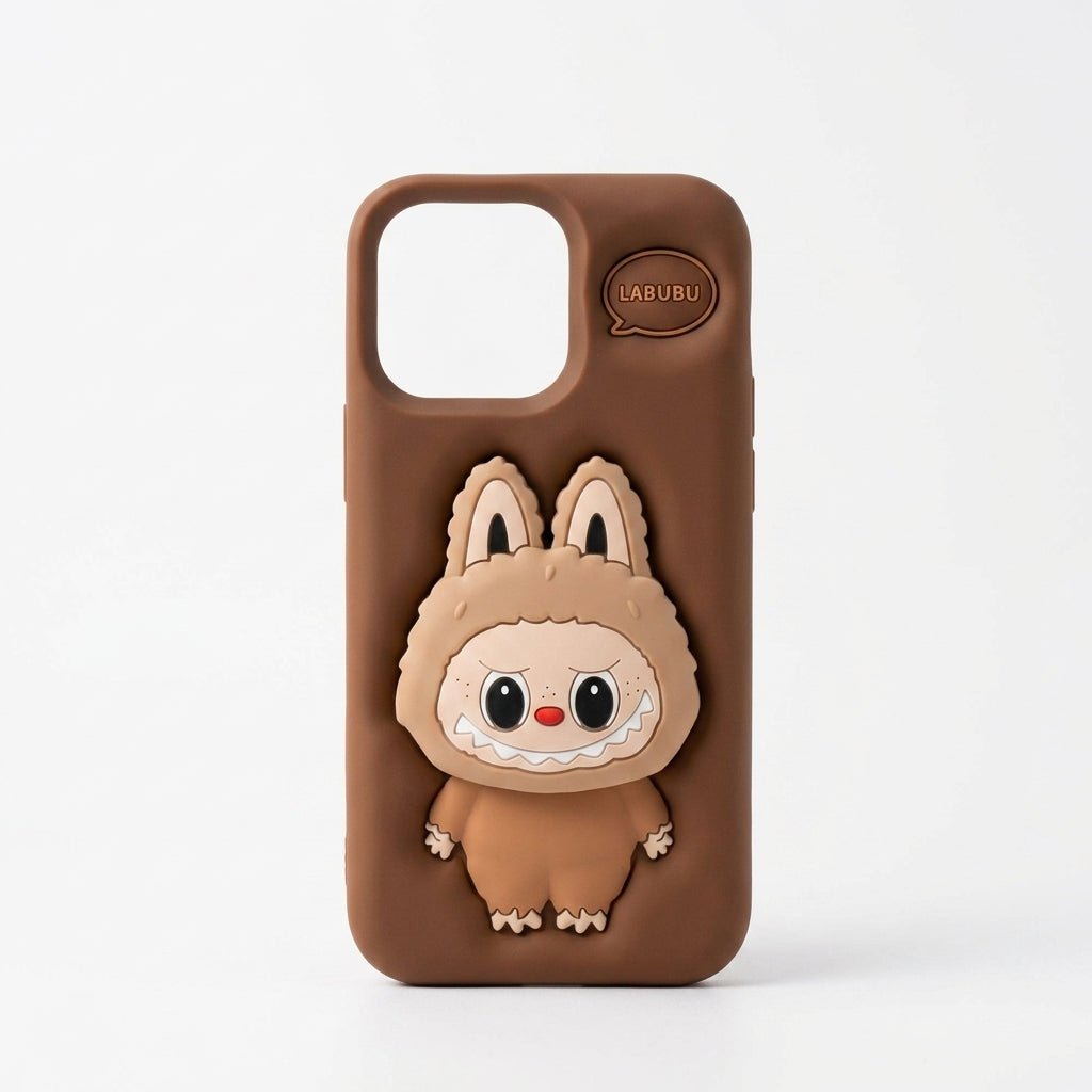 iPhone 16 Pro Max Labubu silicone Case Cover - Dohans Essentials - qatar