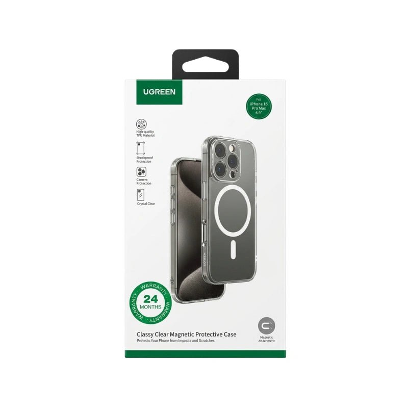 iPhone 16 Pro Max Ugreen Classy Crystal Magnetic Protective Cover & Case - Dohans Essentials - qatar