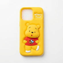 iPhone 16 Pro Winnie the Pooh 3D Cartoon Silicone Case