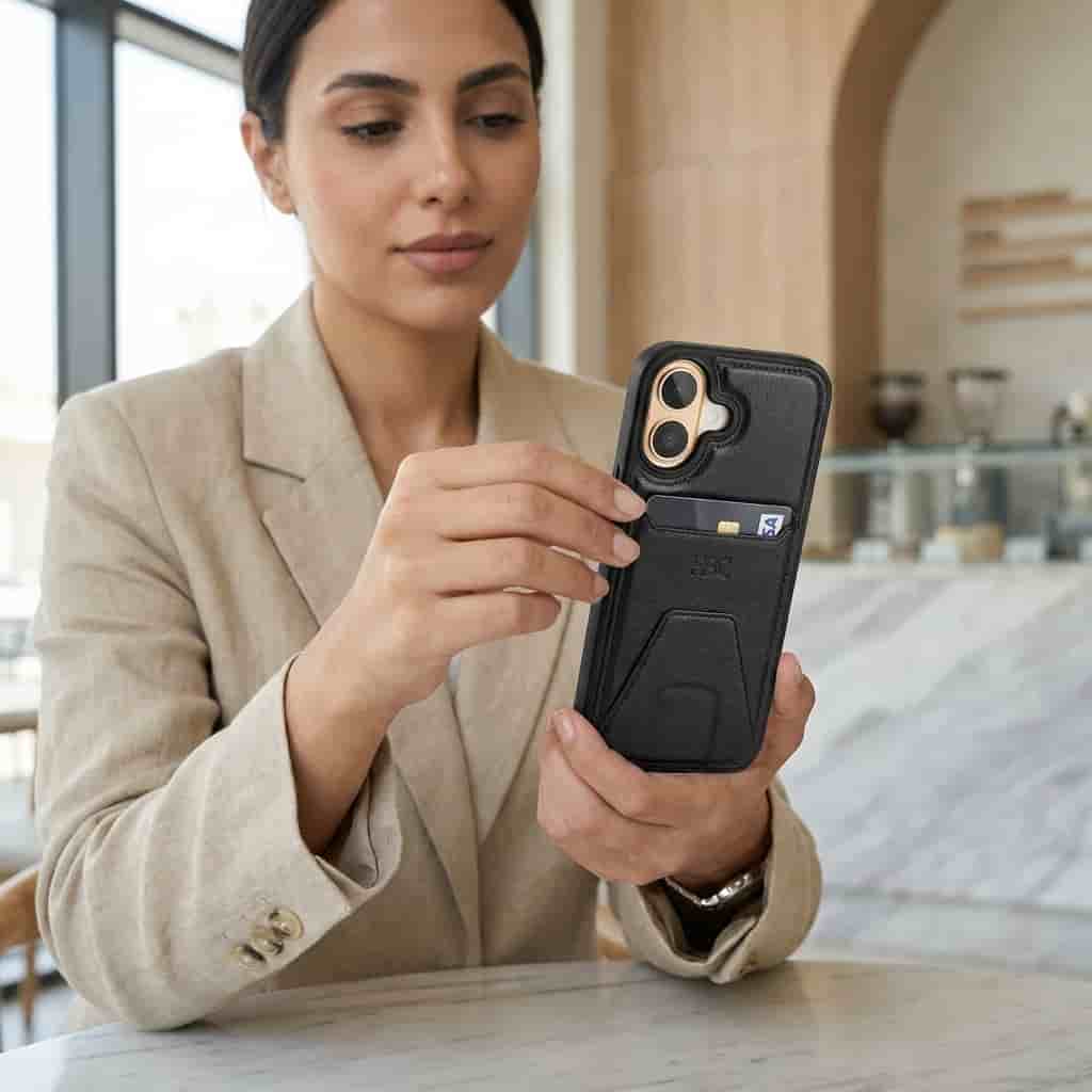 iPhone 17 Card Holder HDD Wallet Case - Dohans Essentials - qatar