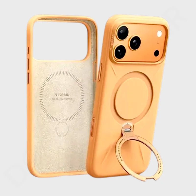 iPhone 17 Pro Max TORRAS Ostand Silicone Case with 360° Rotation Stand - X00FX2595 - Dohans Essentials - qatar