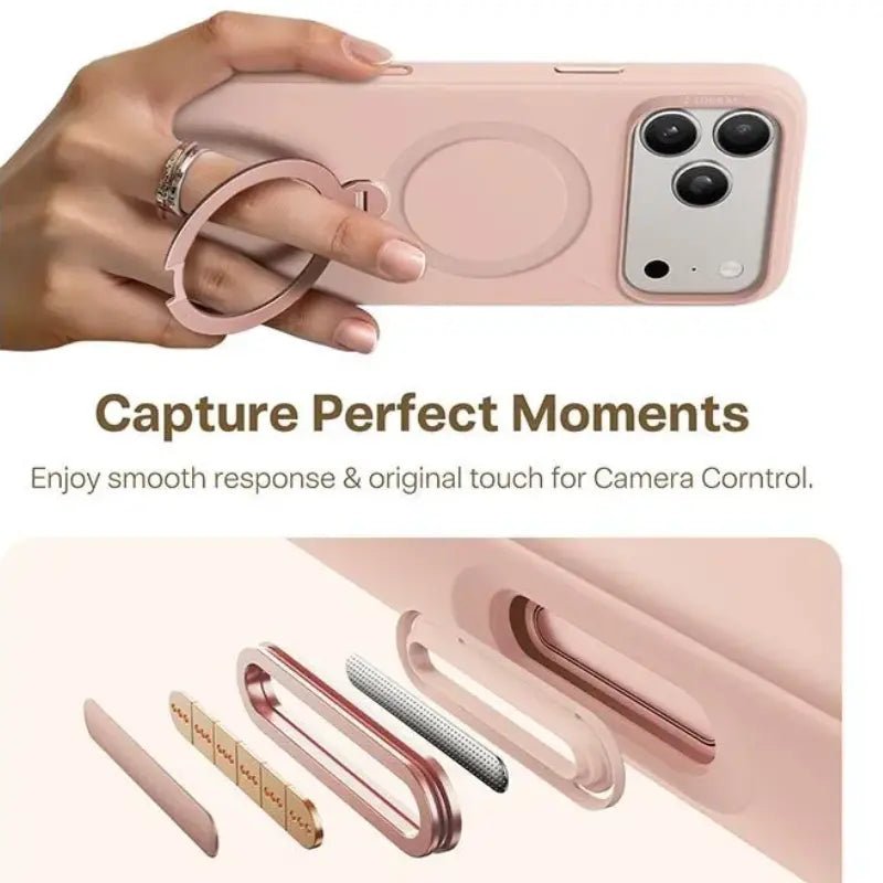 iPhone 17 Pro Max Torras QPro Silicone Cover & Case - Blush Pink - Dohans Essentials - qatar