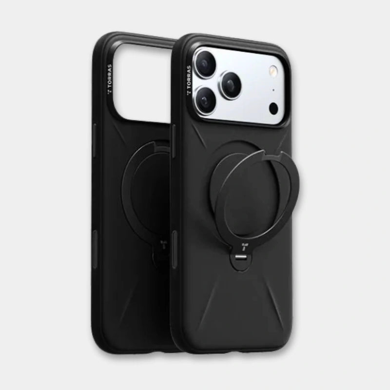 iPhone 17 Pro Max Torras QPro Silicone Cover & Case - Obsidian Black - Dohans Essentials - qatar