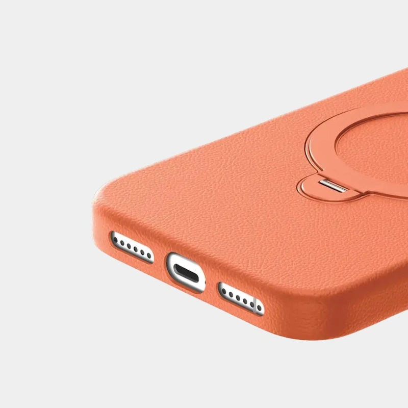 iPhone 17 Pro Max Green Lion Minster Leather Magsafe Case - Qatar