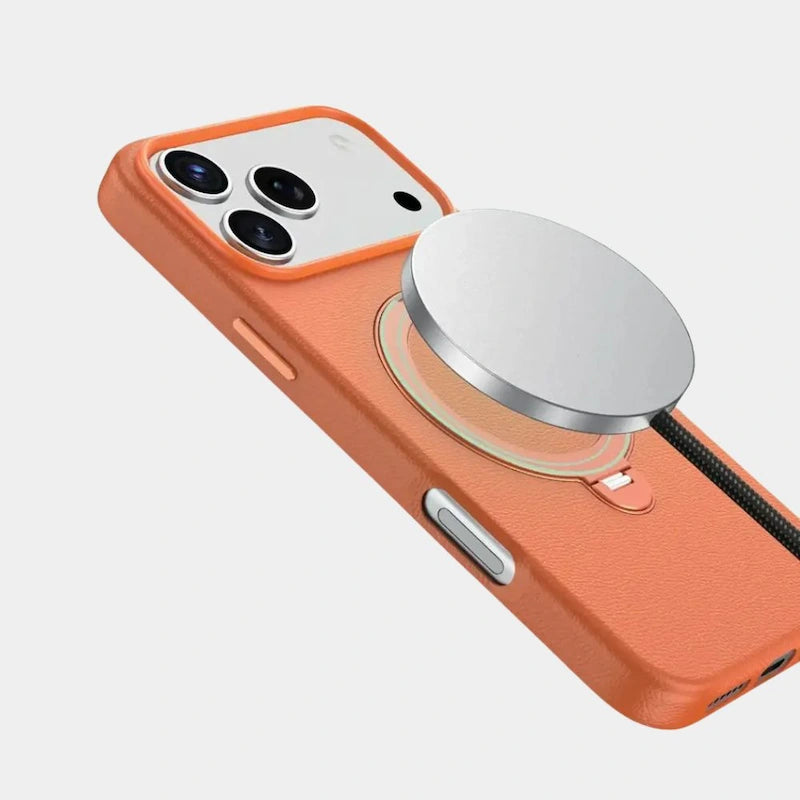 iPhone 17 Pro Max Green Lion Minster Leather Magsafe Case - Qatar