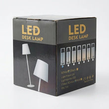 LED Desk Lamp 2W 3 Color Touch Switch USB Rechargeable Metal Light