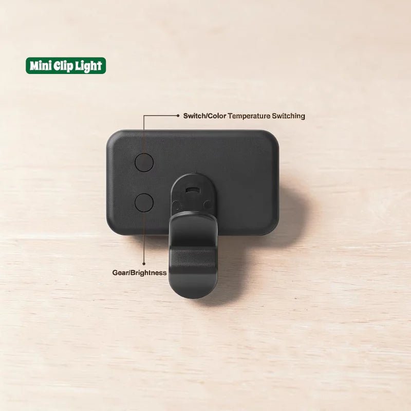 Mini Clip LED Light Type - C Rechargeable 3 Brightness Levels - Dohans Essentials - qatar