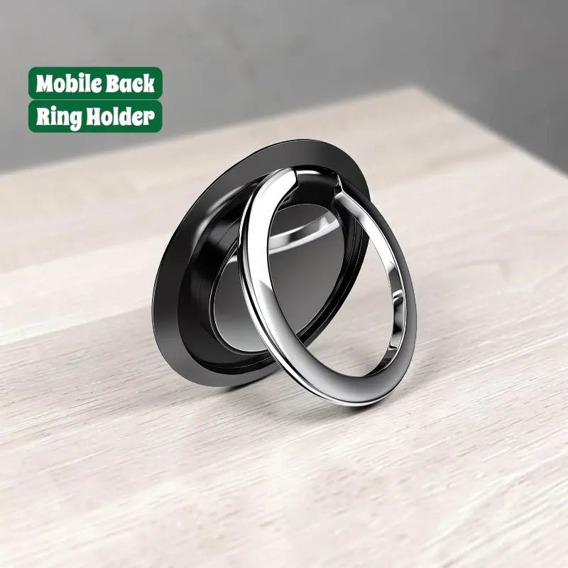 Mobile Ring Holder with Combo Stand - Dohans Essentials - Black - qatar