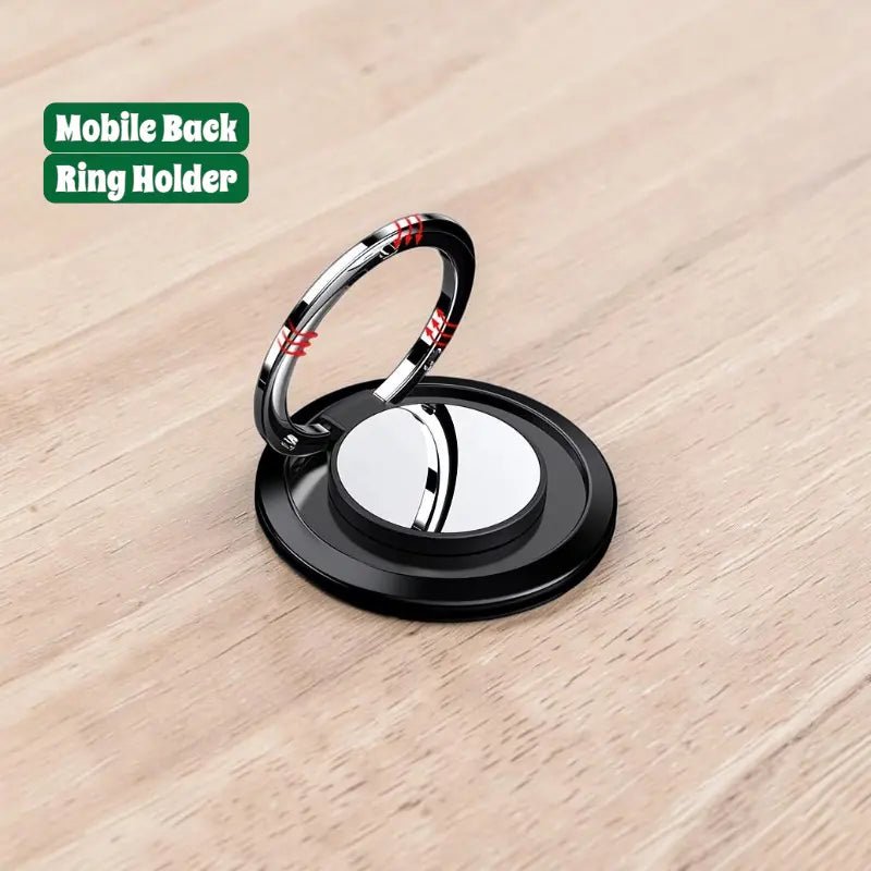Mobile Ring Holder with Combo Stand - Dohans Essentials - Black - qatar