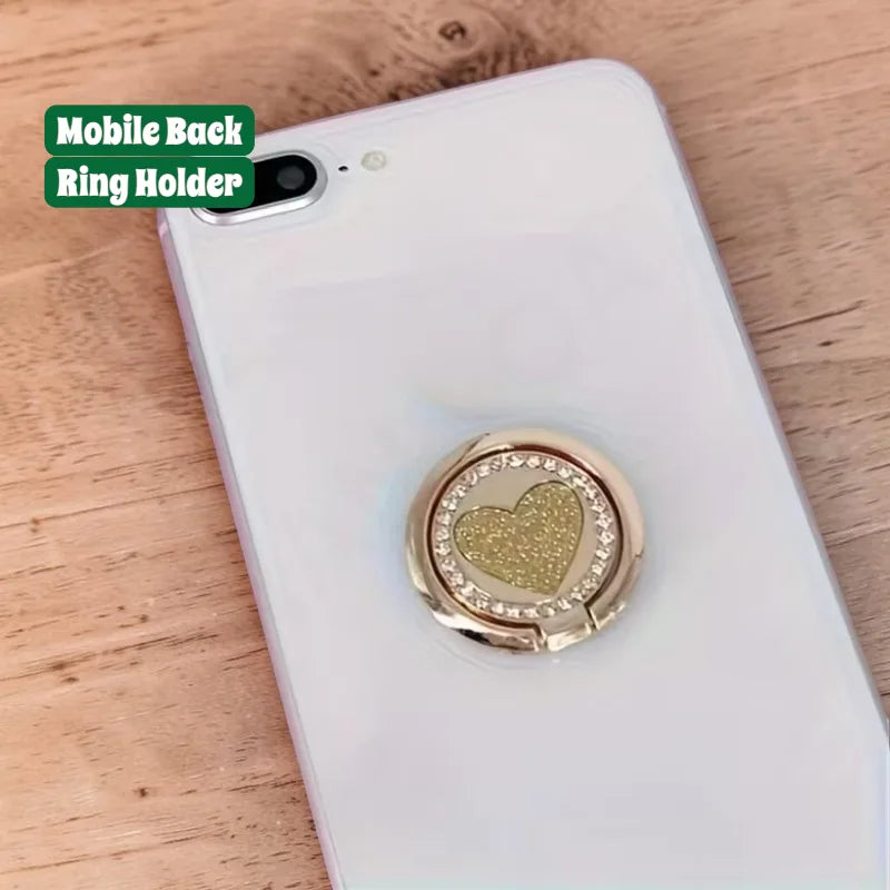 Heart Shape Mobile Ring Holder