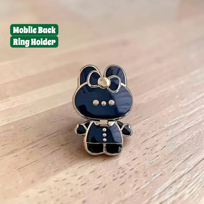 Rabbit Phone Back Holder with Makeup Mirror