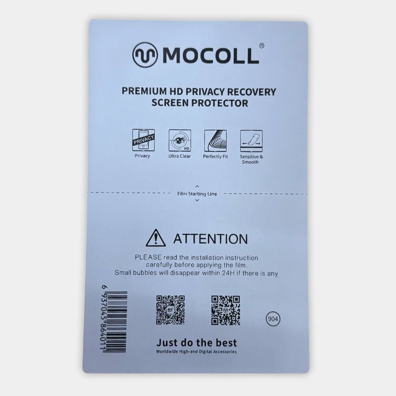 Mocoll Premium HD Privacy Recovery Screen Protector | Qatar - Dohans Mobile & Tab Accessories - qatar