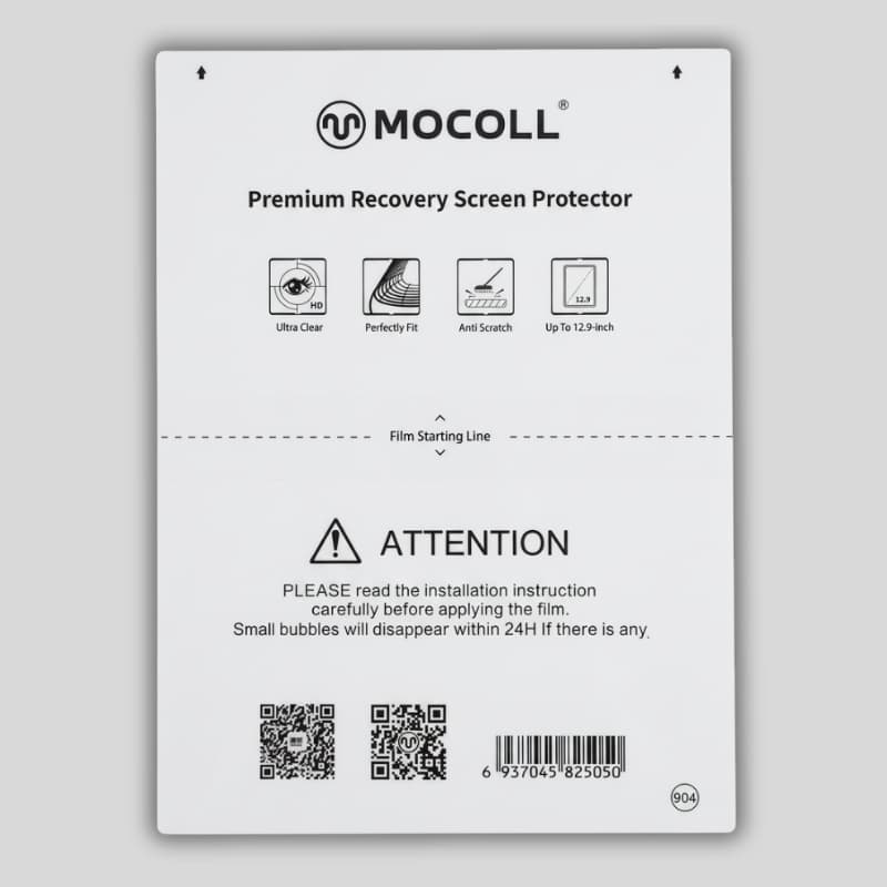 Mocoll Tablet Premium Recovery Screen Protector Upto-12.9 Inch - Dohans Essentials - qatar