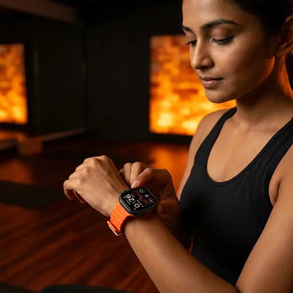 Modio SM03 Smartwatch – SIM Card Slot, HD Camera & 3 Interchangeable Straps – Bluetooth Calling, Fitness & Health Tracking, Touchscreen Display,Compatible with Android & iOS Smartwatch - Dohans Essentials - qatar