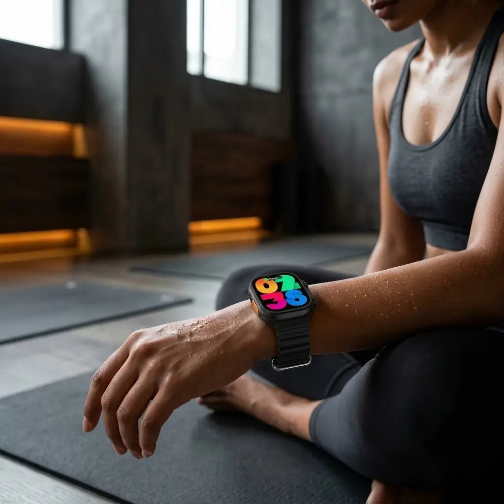 Modio SM03 Smartwatch – SIM Card Slot, HD Camera & 3 Interchangeable Straps – Bluetooth Calling, Fitness & Health Tracking, Touchscreen Display,Compatible with Android & iOS Smartwatch - Dohans Essentials - qatar