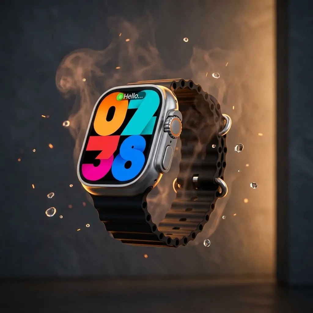 Modio SM03 Smartwatch – SIM Card Slot, HD Camera & 3 Interchangeable Straps – Bluetooth Calling, Fitness & Health Tracking, Touchscreen Display,Compatible with Android & iOS Smartwatch - Dohans Essentials - qatar