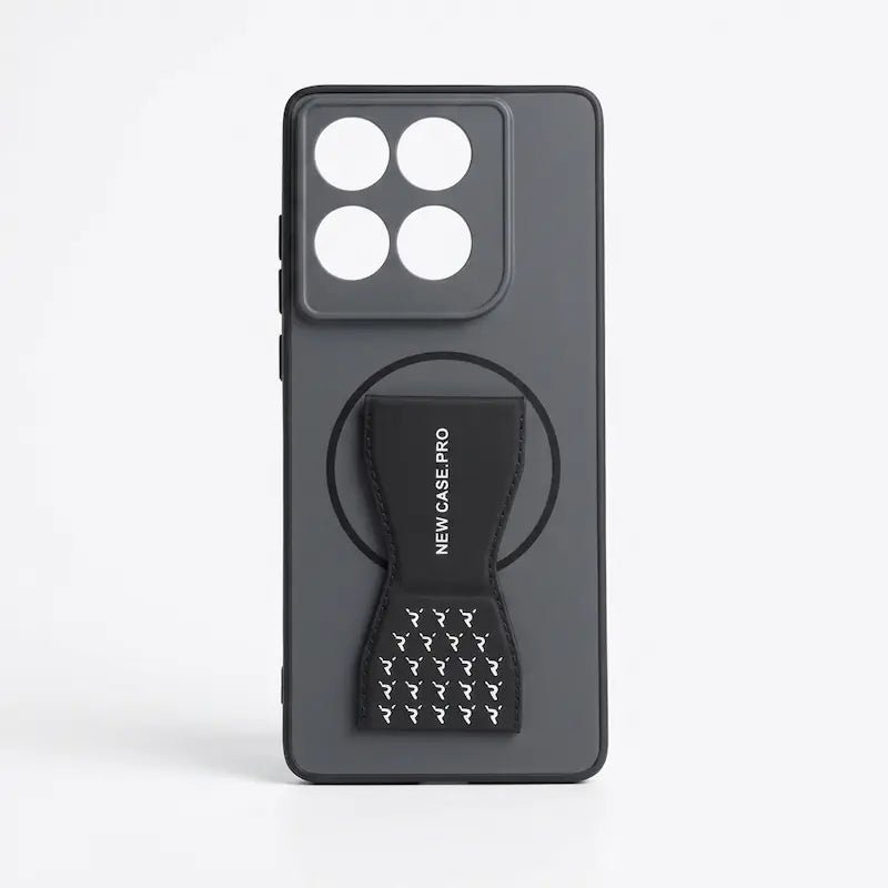 Motorola Edge 70 Fusion New Case Pro with Magnetic Strap Cover & Case - Dohans Qatar - Black - qatar