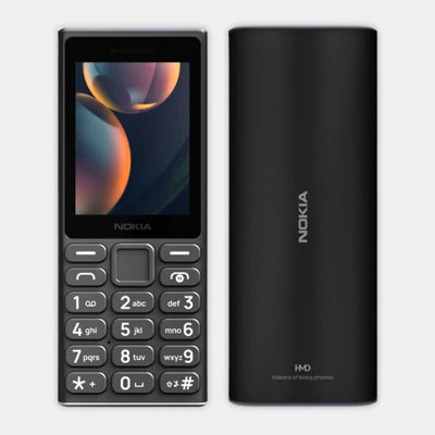 Nokia 108 4G TA-1654 Dual SIM Feature Phone – GCC Black