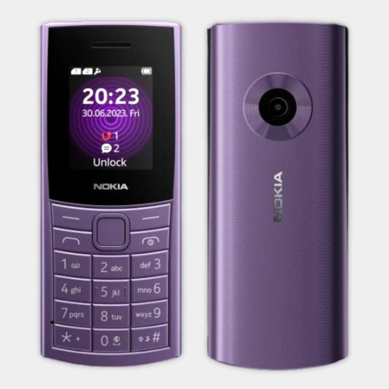 Nokia 110 4G TA - 1543 Dual SIM Feature Phone – GCC Purple - Dohans Mobile & Tab Accessories - qatar