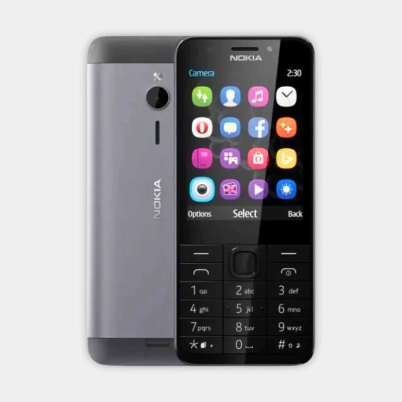 Nokia 230 RM - 1172 Dual SIM Feature Phone – GCC Grey - Dohans Mobile & Tab Accessories - qatar