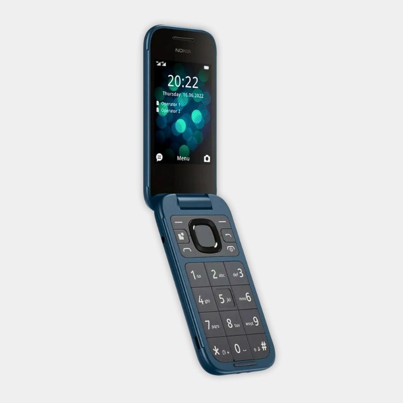 Nokia 2660 TA - 1474 Dual SIM Feature Phone – GCC Blue - Dohans Mobile & Tab Accessories - qatar