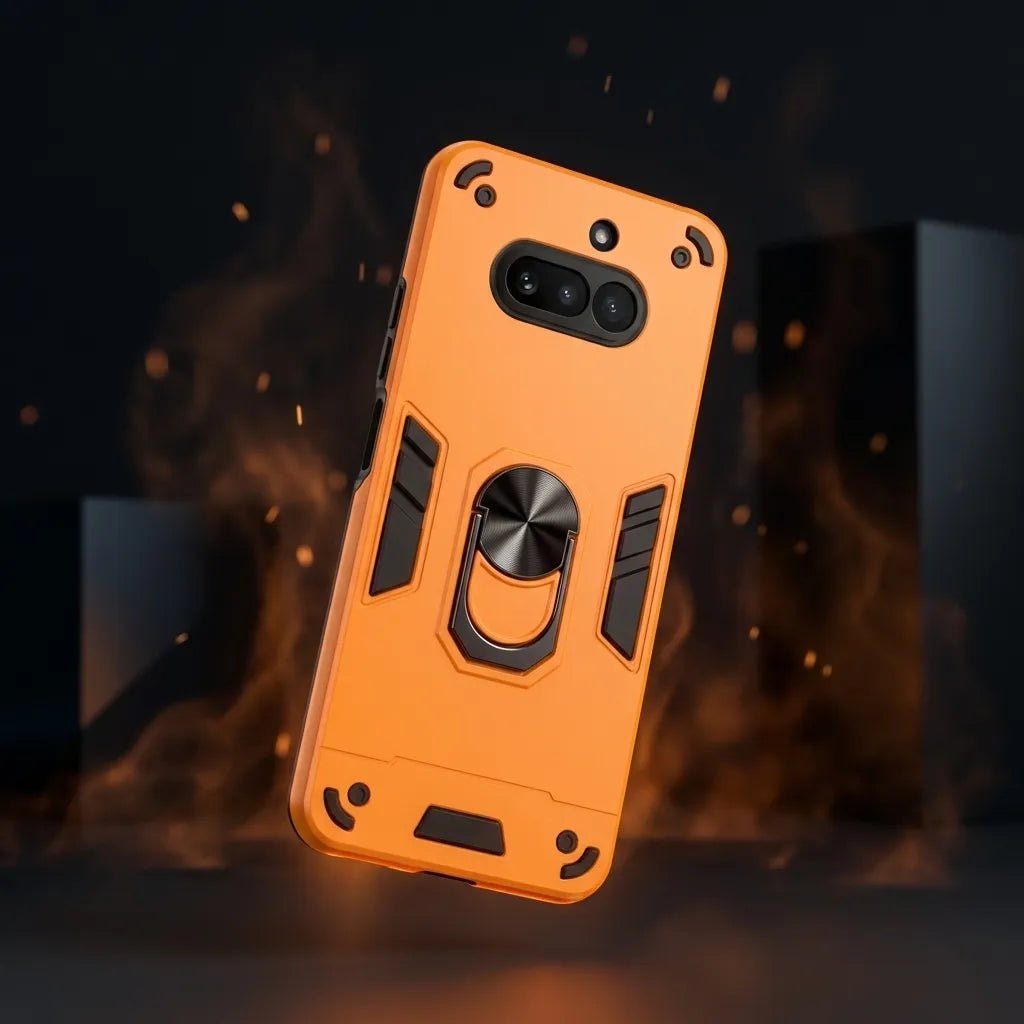 Nothing Phone 4A 360° Magnetic Ring Stand Case - Dohans Essentials - qatar