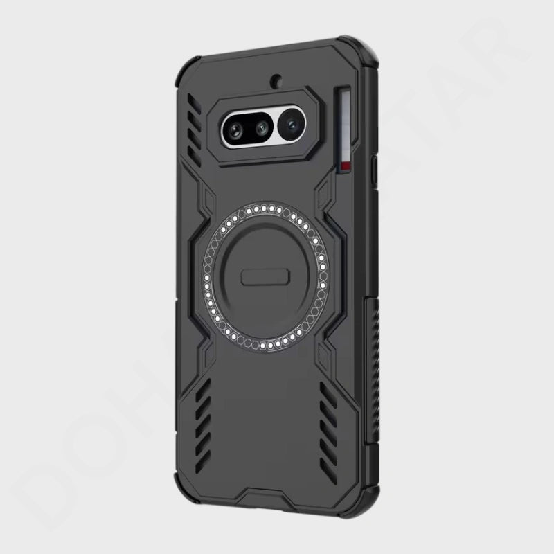 Nothing Phone 4A Magnetic Wireless Charging Shockproof Disc Armor Case - Dohans Essentials - qatar