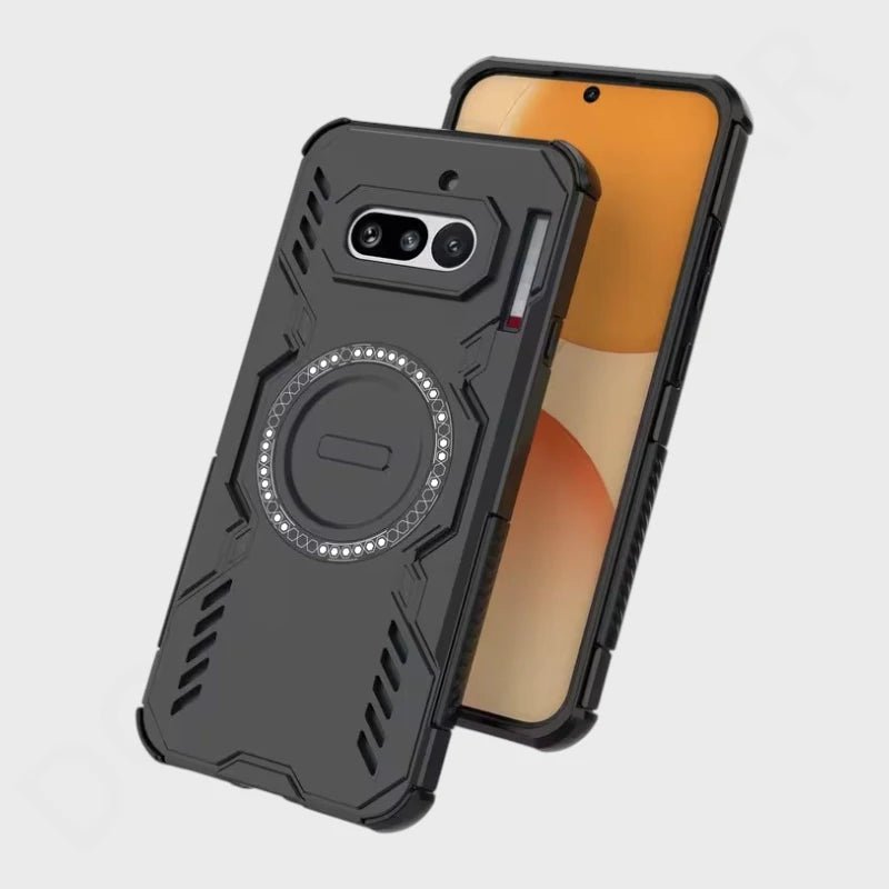 Nothing Phone 4A Magnetic Wireless Charging Shockproof Disc Armor Case - Dohans Essentials - qatar