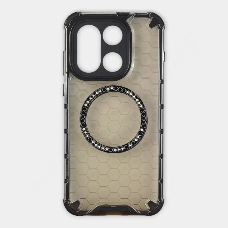 OnePlus 15 Magnetic Ring Honeycomb Shockproof Wireless Charging Case - Dohans Essentials - qatar