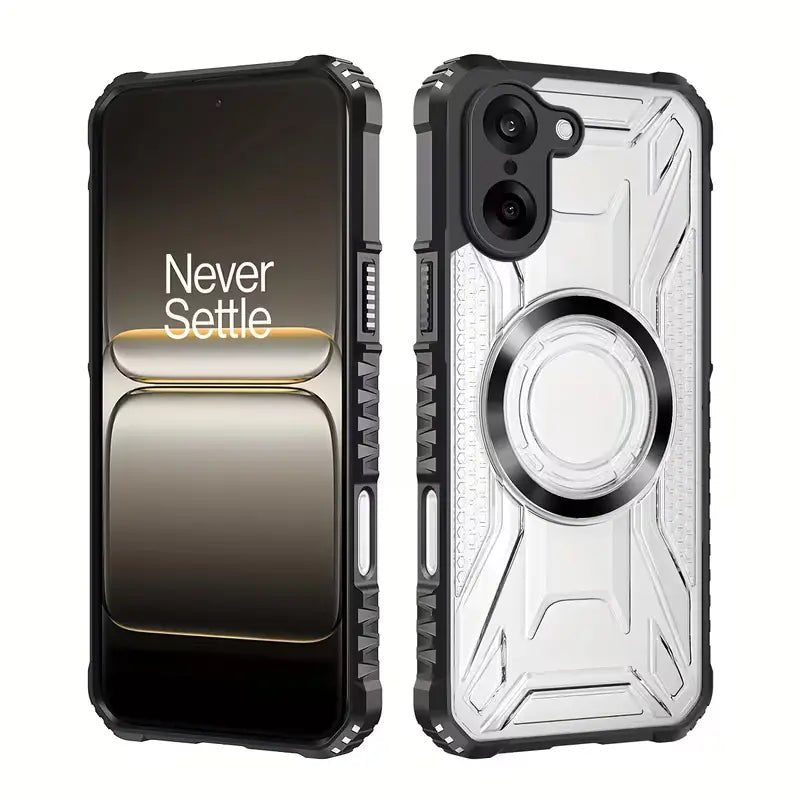 OnePlus Nord CE 5 Shockproof CD Pattern Magnetic Ring Case - Dohans Essentials - qatar