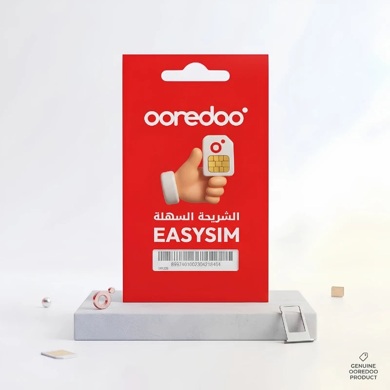 Ooredoo EasySIM Prepaid SIM Card Qatar