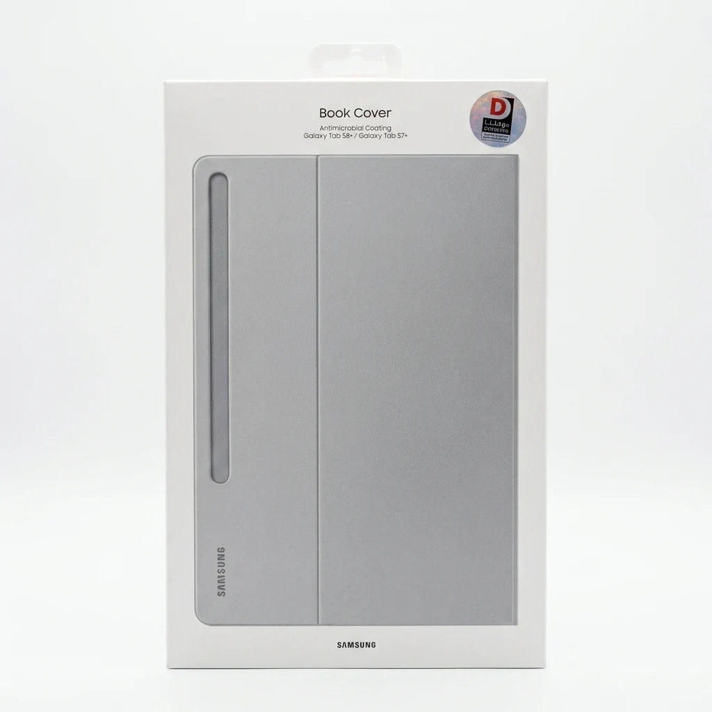 Samsung Galaxy Tab S8+ / S7+ Antimicrobial Coating Book Cover & Case