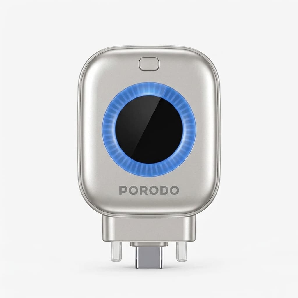 Porodo Auto Release Auto Cutoff Charging Adapter - Dohans Essentials - qatar