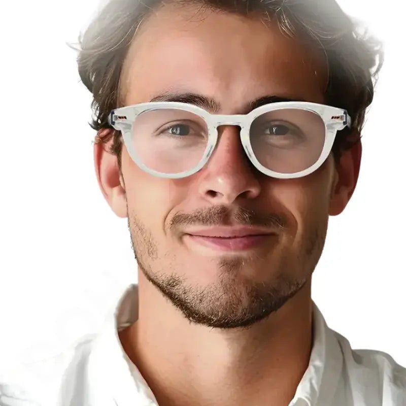 Porodo Lifestyle San Marino Transparent Anti - Blue Light Glasses - Dohans Essentials - qatar