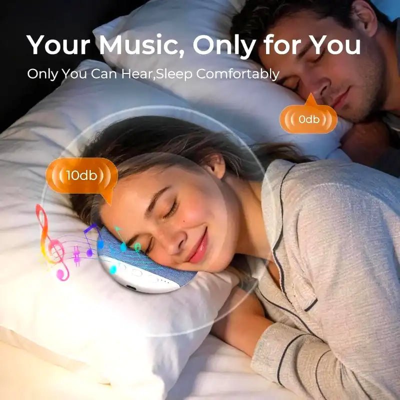 Portable Bluetooth Pillow Speaker Wireless Bedside Sleep Aid with HIFI Sound - Dohans Essentials - qatar