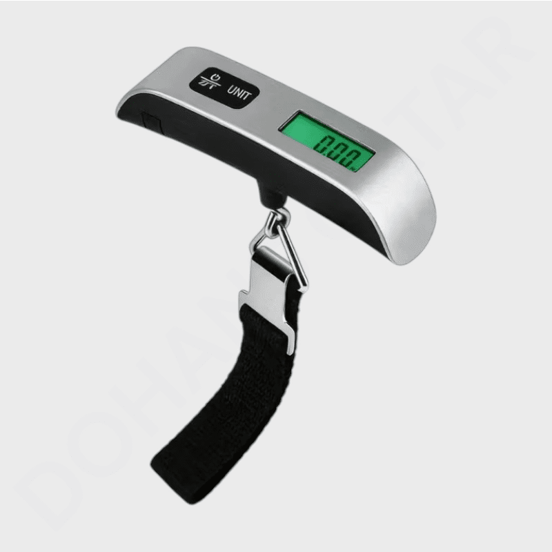 Portable Luggage Scale 50kg with LCD Backlight Display - Dohans Essentials - qatar