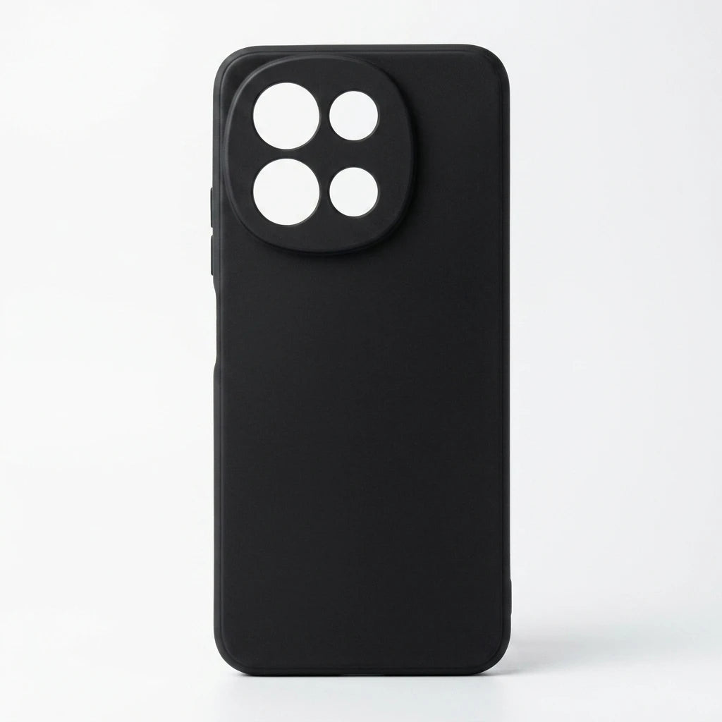 Black phone case on a white background