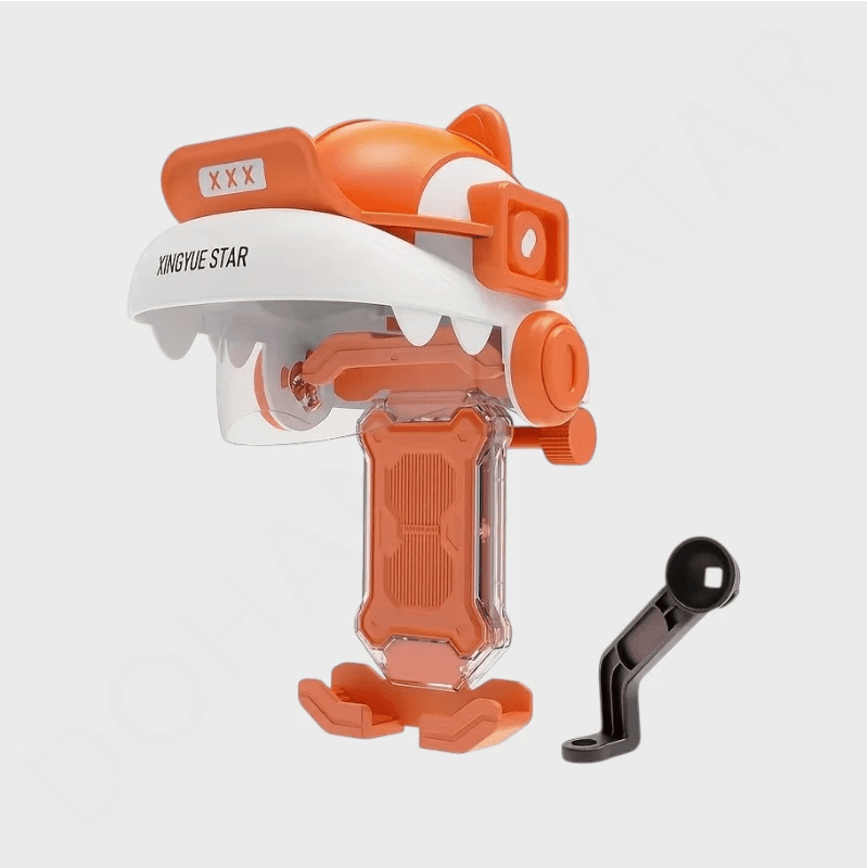 Premium Bike & Motorcycle Phone Holder with Pull-Clamp Secure Grip - Dohans Essentials - qatar