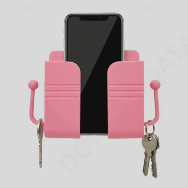 Load video: Wall Mount Multifunction Mobile Phone Holder