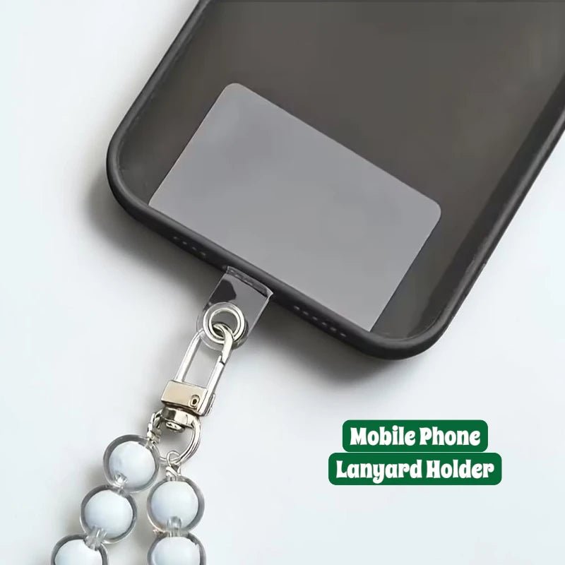 PVC Phone Lanyard Holder with Crossbody Strap & Mounting Pads - Dohans Essentials - qatar