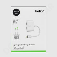 Belkin Lightning to Dual USB-C Adapter(Lightning Audio+Charging ROckstar)