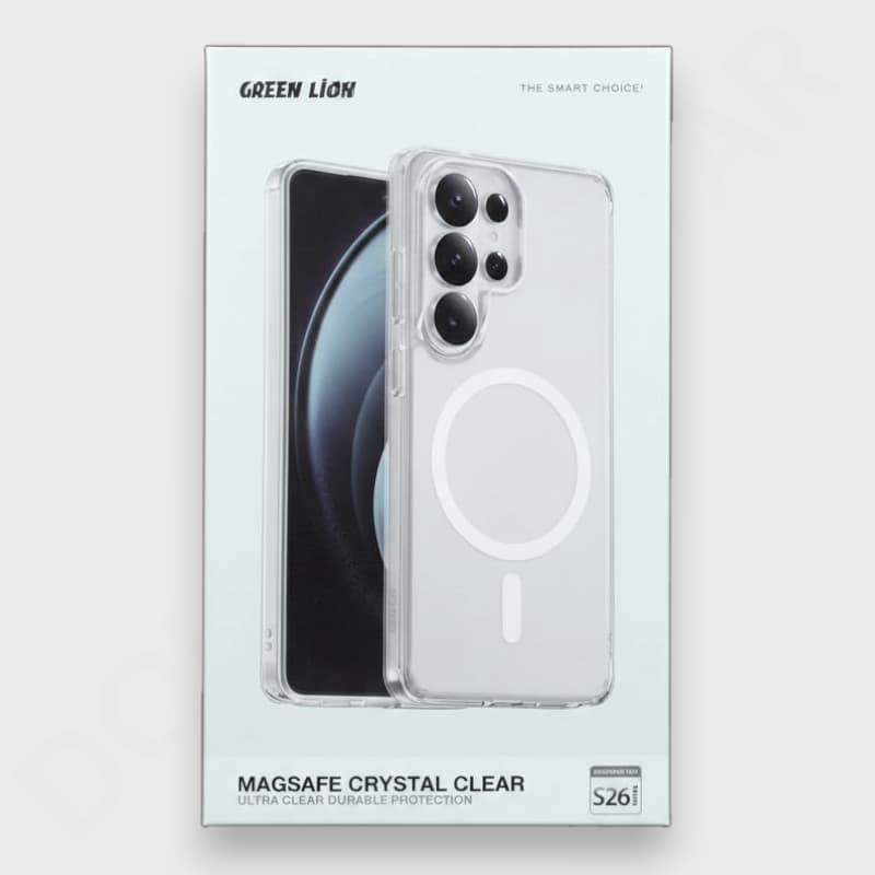 Samsung Galaxy S26 Ultra Green Lion Crystal MagSafe Case & Cover