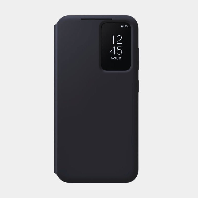 Samsung Galaxy S23 Smart View Wallet Cover & Case Black (EF-ZS911CBEGWW) - Dohans Essentials - qatar