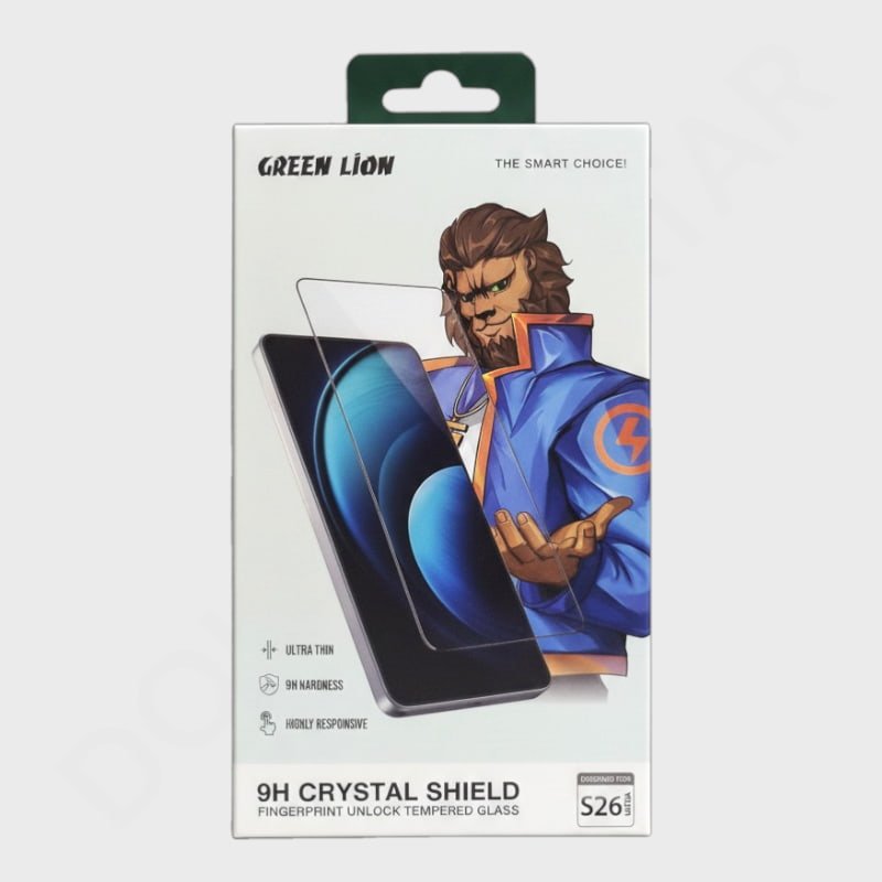 Samsung Galaxy S26 Ultra Green Lion 9H Screen Protector - Dohans Mobile & Tab Accessories - qatar