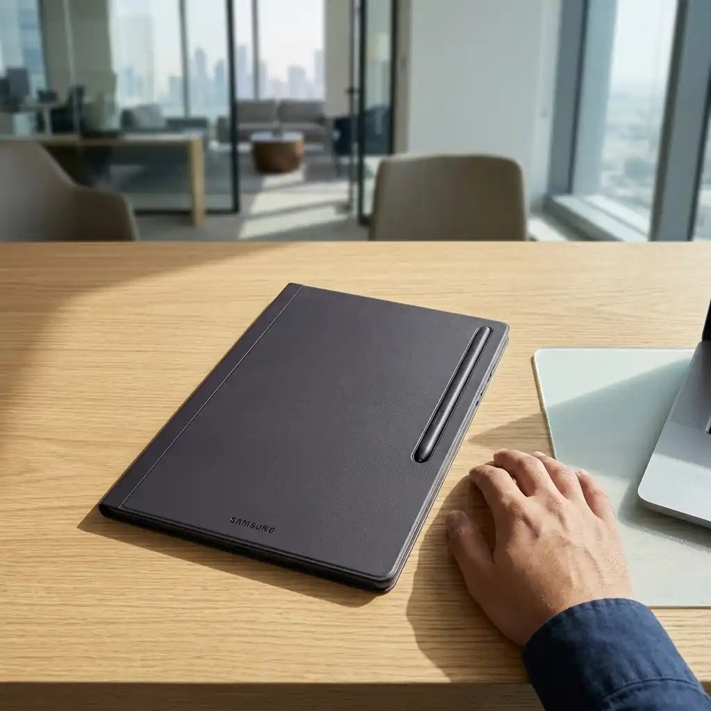 Samsung Galaxy Tab S8 Ultra Note View Cover Case - Dohans Essentials - qatar