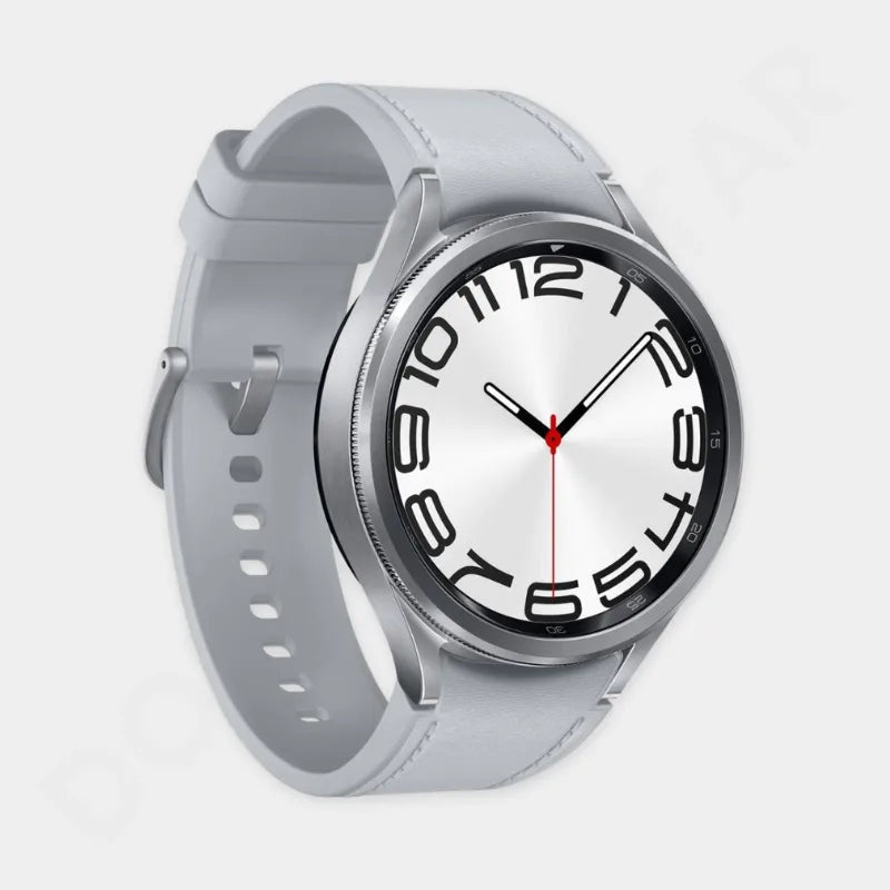 Samsung Galaxy Watch 6 Classic – Silver, 47mm (SM-R960NZSAMEA) - Dohans Essentials - qatar