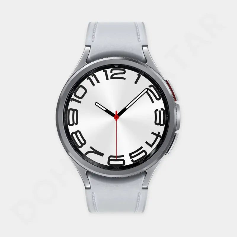 Samsung Galaxy Watch 6 Classic – Silver, 47mm (SM-R960NZSAMEA) - Dohans Essentials - qatar