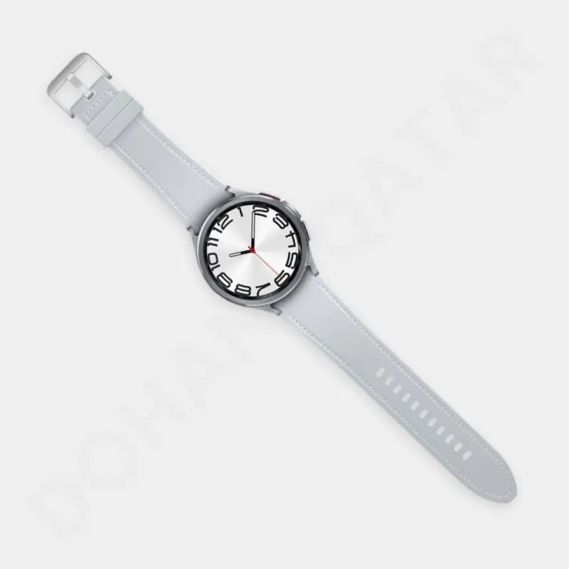 Samsung Galaxy Watch 6 Classic – Silver, 47mm (SM-R960NZSAMEA) - Dohans Essentials - qatar