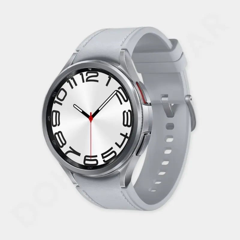 Samsung Galaxy Watch 6 Classic – Silver, 47mm (SM-R960NZSAMEA) - Dohans Essentials - qatar