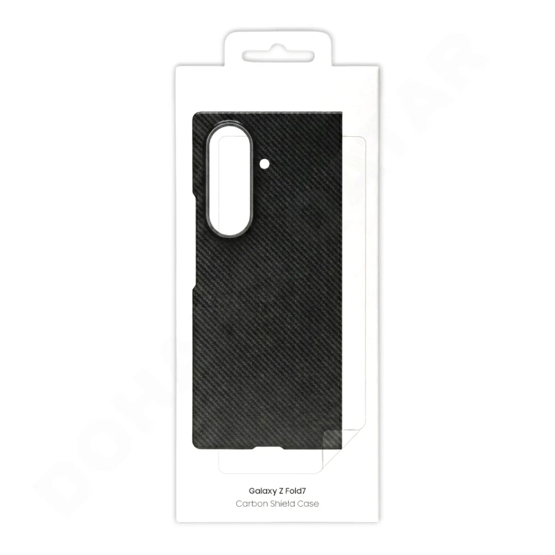 Blue glittery phone case on a white background